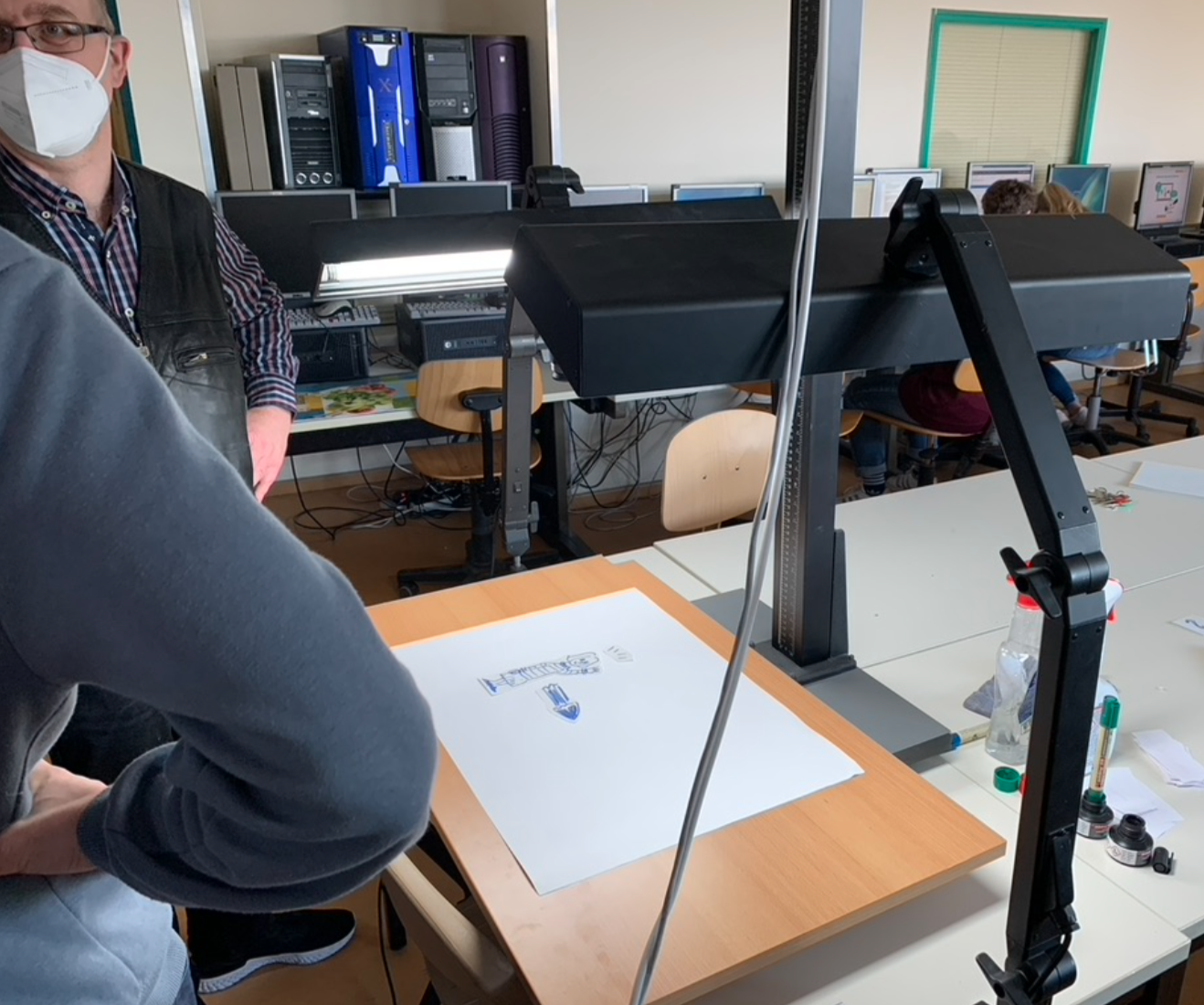 Trickfilmstudio im AV-Kurs