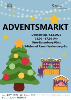 Adventsmarkt auf dem Otto-Rosenberg-Platz